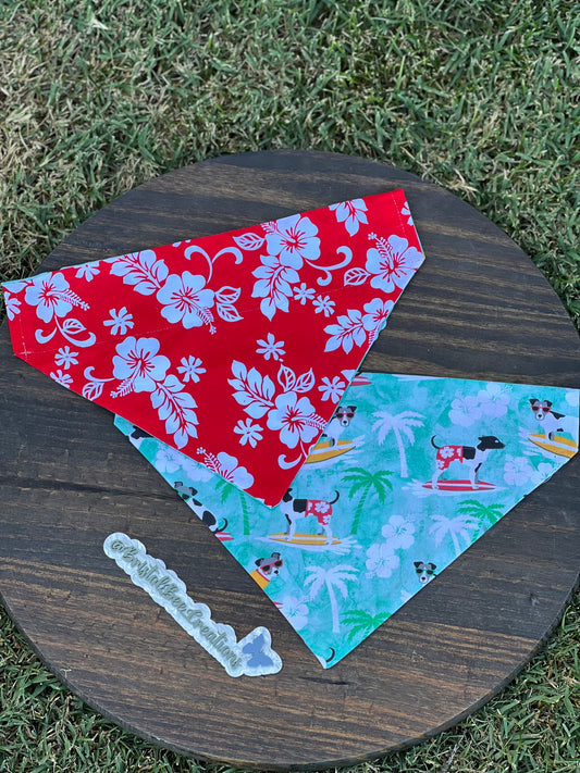 *PREORDER* Surf's up bandana - dog days of summer collection